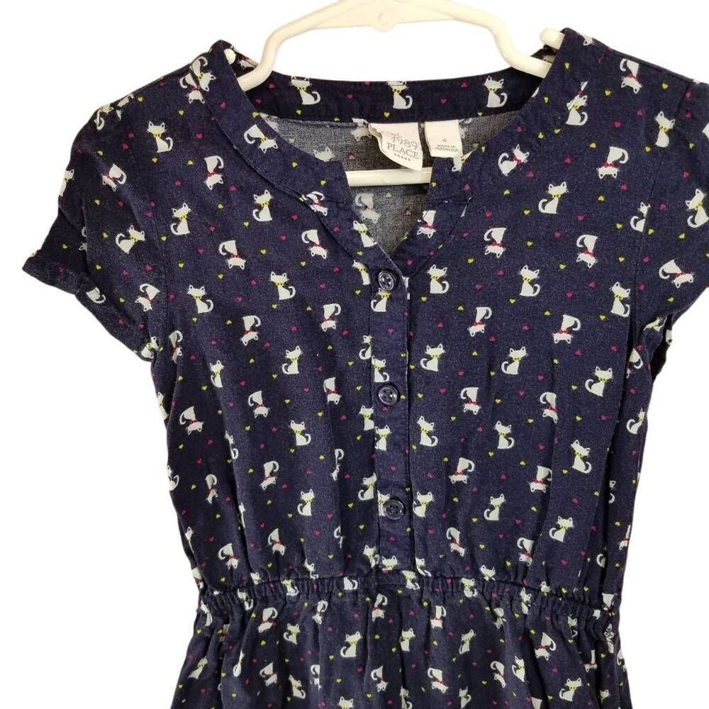Children's place cat dress 4 - Picture 2 of 3